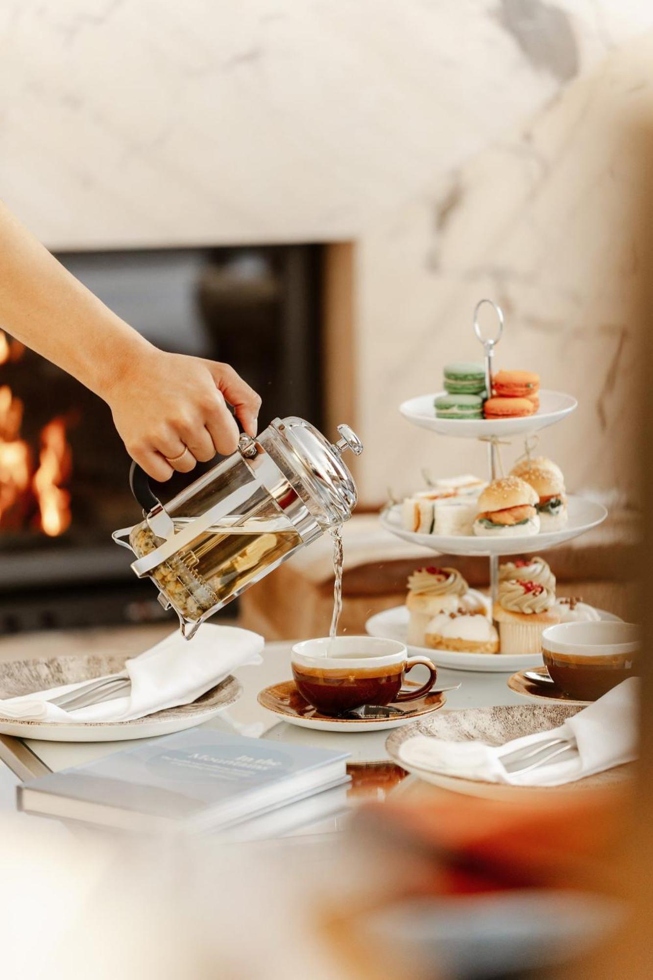 Viceroy Kopaonik Serbia エクステリア 写真 Afternoon tea